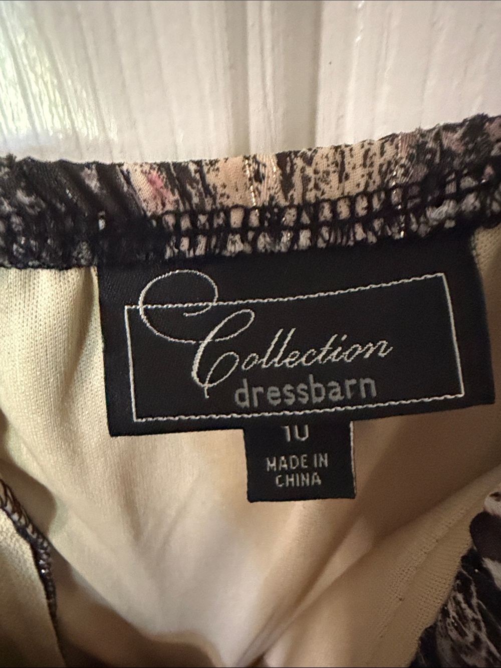 Dress Barn Pink and Black Floral-Patterned Midi Dress - Picture 2 of 6